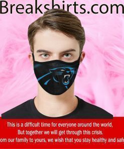 Carolina Panthers New Face Mask Filter US 2020