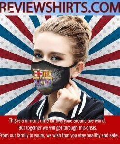 FC Barcelona Football Team Face Masks