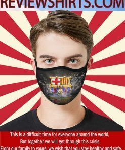 FC Barcelona Football Team Face Masks