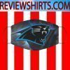 LOGO CAROLINA PANTHERS FACE MASK
