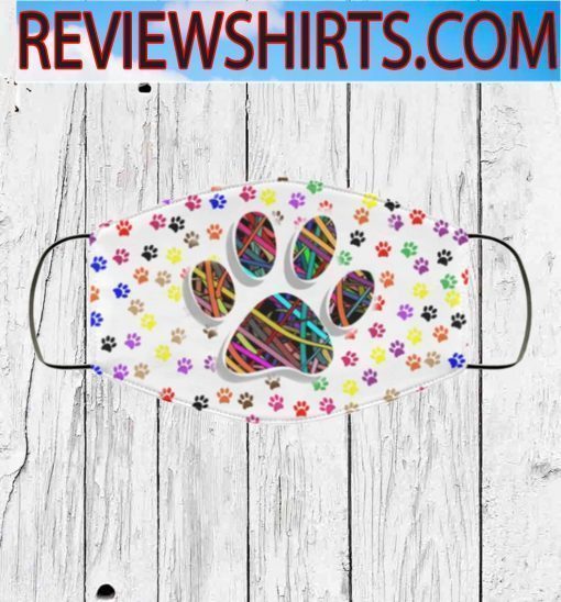 COLORFUL PAW FACE MASKS