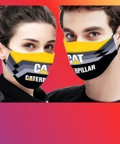 Caterpillar logo all over printed face mask