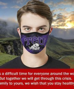 Cloth Face Mask TCU Horned Frogs For Sale