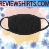 Customizable Black Fabric Face Mask