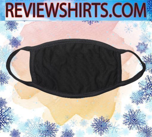 Customizable Black Fabric Face Mask