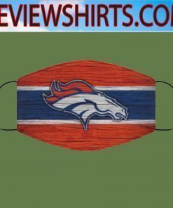 DENVER BRONCOS FACE CLOTH FACE MASKS