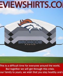 DENVER BRONCOS FACE MASK