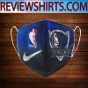The Dallas Mavericks Basketball Team Face Mask