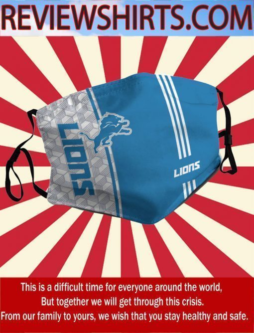 Detroit Lions Face Mask