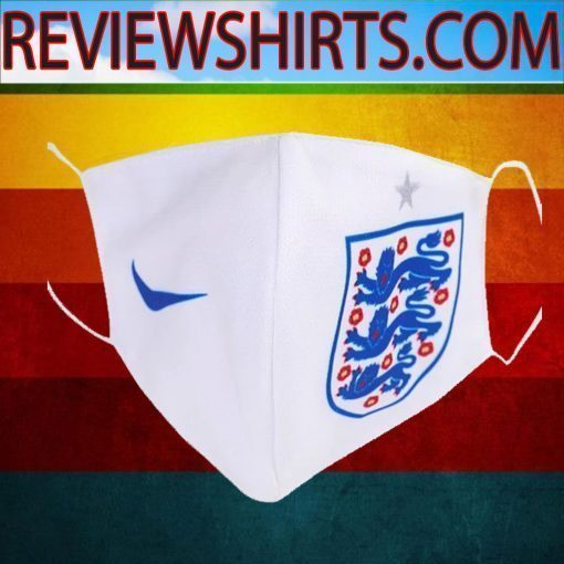 Logo Nike - England National Soccer Team Face Mask