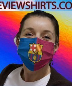 Love FC Barcelona Face Mask