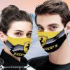 Ferrari car logo all over printed face mask free shipping