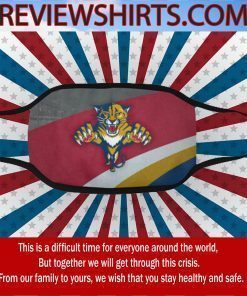 Florida Panthers Flag US Face Masks