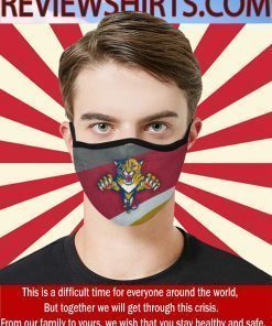 Florida Panthers Flag US Face Masks