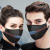 Ford motor symbol filter face mask