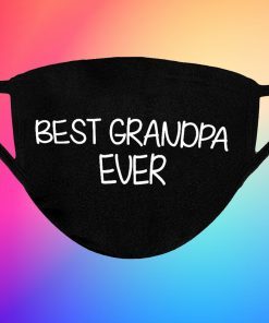 Grandpa Face Mask Father's Day Face Mask Cute Family Reusable Face Mask Washable Face Mask Kawaii Face Mask Breathable Cotton Face Mask