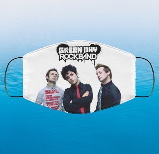 Green Day Band Face Mask Free Shipping