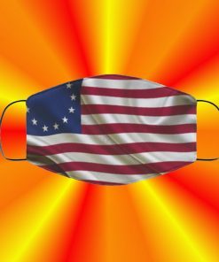 HISTORICAL FLAGS OF THE UNITED STATES FACE MASK