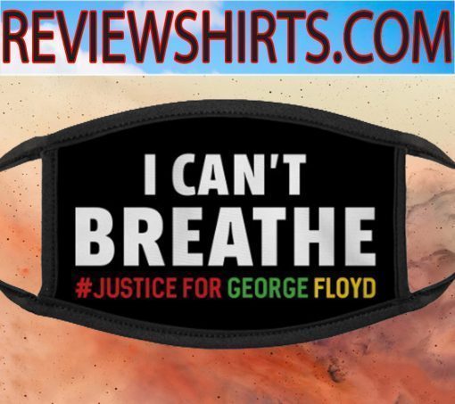 I Can T Breathe Mask - justice for george floyd Face Masks