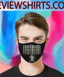 I Can't Breathe Black Lives Matter Face Mask Cloth Face Masks