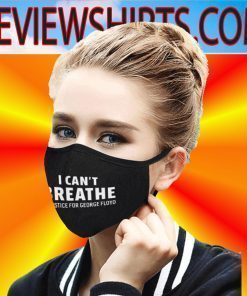 I Can't Breathe Mask 2020 Cloth Face Masks