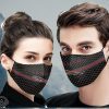 Jaguar symbol filter face mask