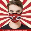 Jersey Devils Logo New Face Mask