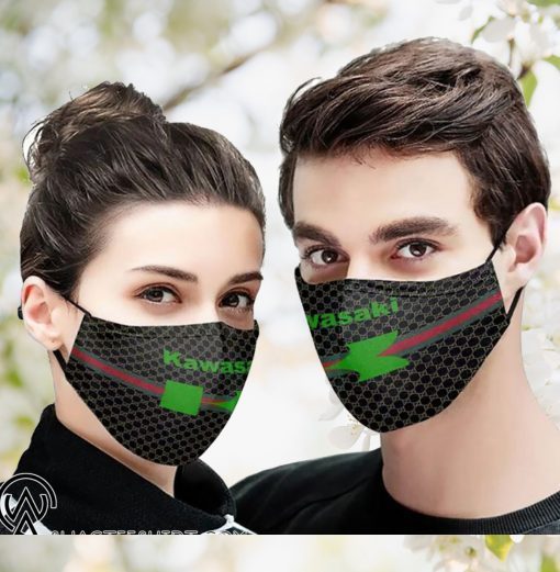 Kawasaki motor symbol filter face mask