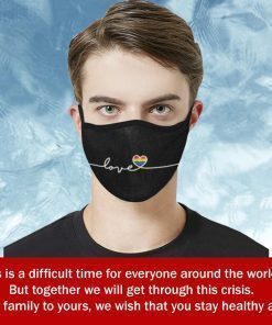 LGBT Design Love Wins Face Mask For Sale