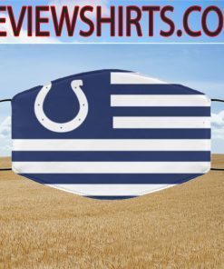 INDIANAPOLIS COLTS FACE MASK FLAG US 2020