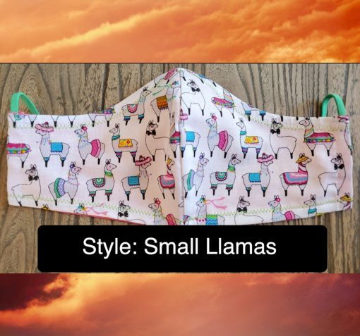 LLama Not a Sheep Not a Goat Yep they are LLamas! Washable Face Mask Made and shipped from USA SAME DAY shipping