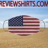 LOGO USA FLAG FILTER FACE MASK