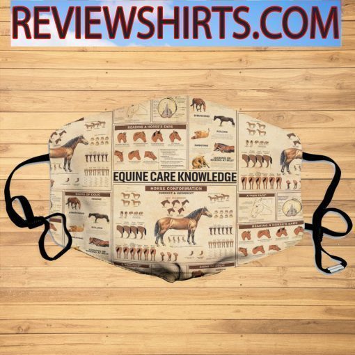 LOGO EQUINE HORSE KNOWLEDGE FACE MASK