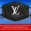 LV Black and White Face Mask – Lifestyle and Fashion Face Cover