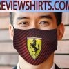 Logo Ferrari Face Masks repelling racism