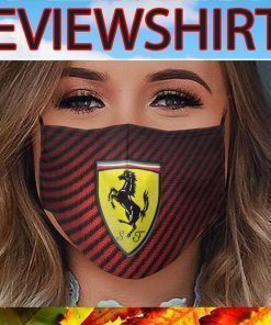 Logo Ferrari Face Masks repelling racism