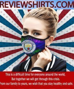 Logo Manchester City FC Face Masks