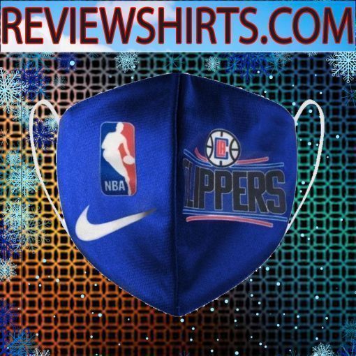 Los Angeles Clippers Face Mask - Logo NBA - Logo Nike Cloth Face Mask