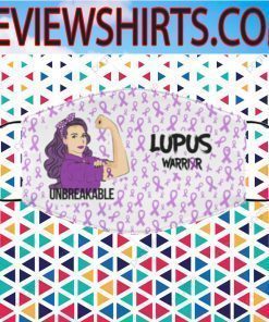 Lupus Awareness Unbreakable Face Mask Filter PM2.5