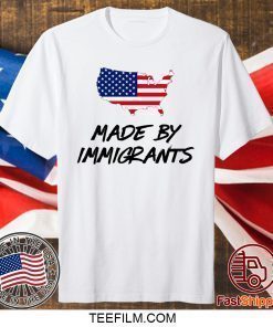 US Flag Made By Immigrants Shirt