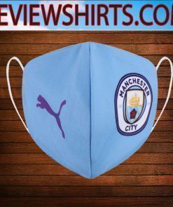 Logo Puma - Manchester City Soccer Team Face Mask