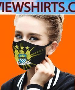 Manchester City Face Masks - Logo MC Pray For george floyd