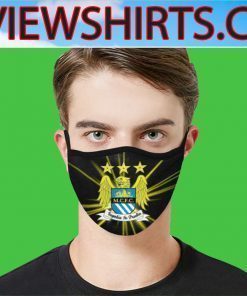 Manchester City Face Masks - Logo MC Pray For george floyd