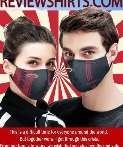 Miami Heat Filter Face Mask