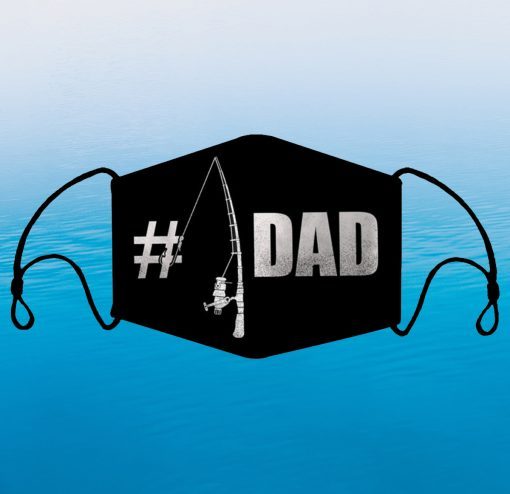 No 1 Fishing Dad Everything Quarantine Mask Social Distancing Quarantined Father's Day Gift Papa Grandpa Daddy Dad