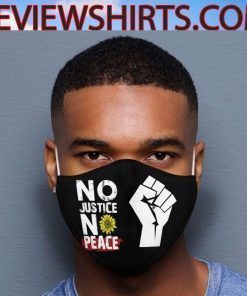 No Justice No Peace Black Lives Matter Face Mask