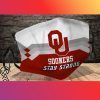 Oklahoma sooners stay strong all over printed filter face mask