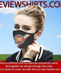 Old Fiat Logo Face Masks