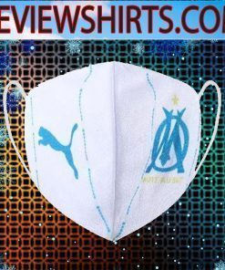 Logo Puma - Olympique de Marseille Soccer Team Face Mask