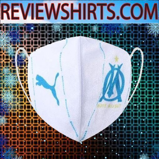 Logo Puma - Olympique de Marseille Soccer Team Face Mask